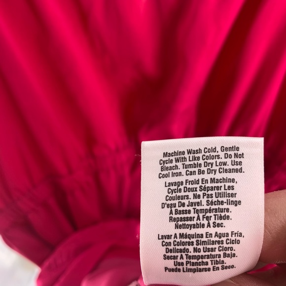 DKNYC PINK MIDI SPRING EMBROIDERED DRESS - Picture 6 of 8